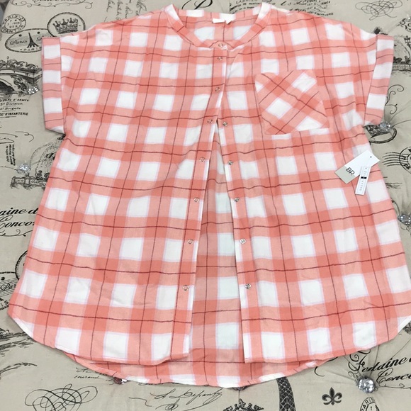 🎁BP. Check Flannel Nightshirt - Picture 3 of 6